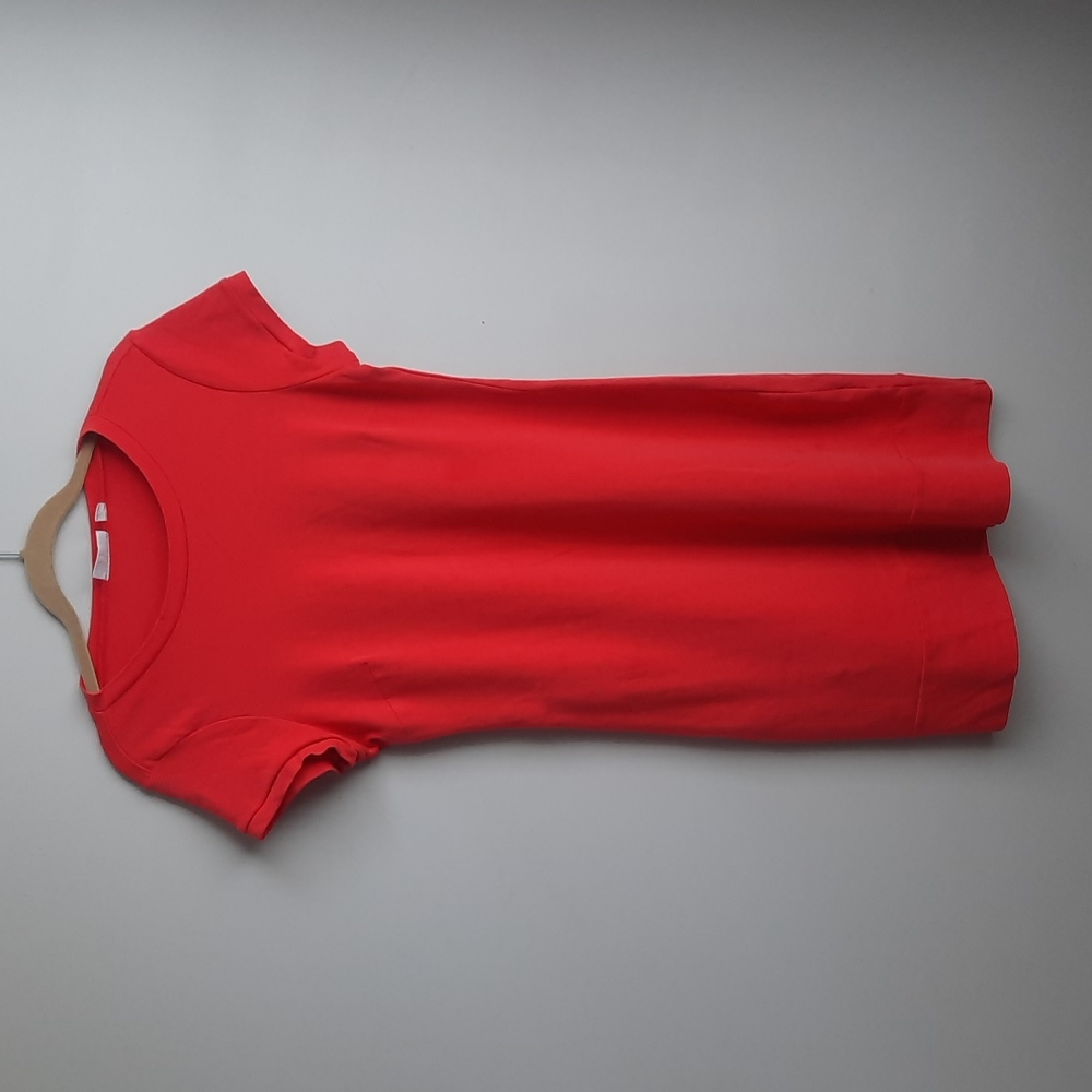 New York & Co 100% cotton coral dress sz M